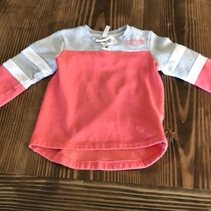 Cute pink and grey sweatshirt ‘Love’